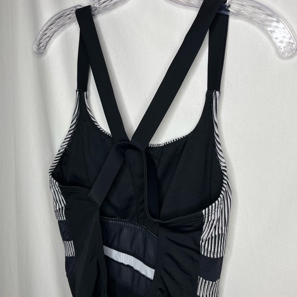 Nike women’s sport racerback one piece swimsuit mesh 12 Large free shipping - Picture 5 of 8